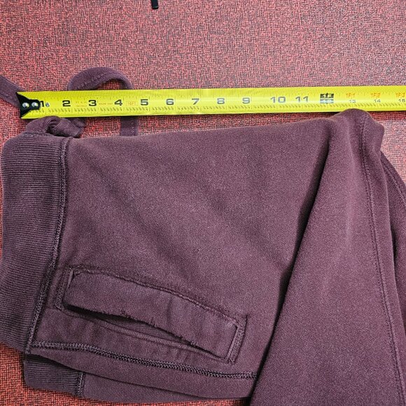 Y2K Abercrombie & Fitch Spellout Sweatpants Men's Small Burgundy Casual Lounge - Picture 8 of 11